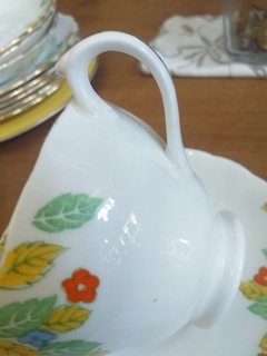 Taza de té en porcelana inglesa. (Outlet) en internet