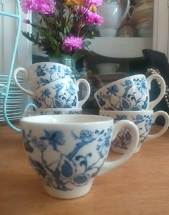 6 pocillos de café ingleses sin plato