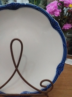 Plato masitero de loza inglesa - comprar online