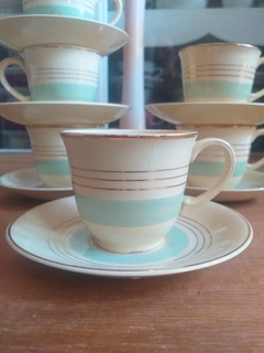 6 pocillos de café Victorian Johnson Bros England - comprar online