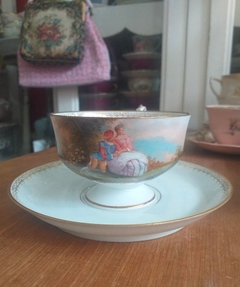 Taza de té de porcelana para el Bazar Francés