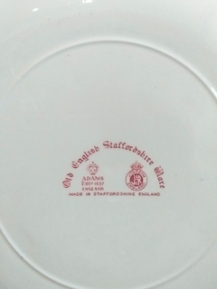 Plato Old English Staffordshire England - Vajilla Boutique