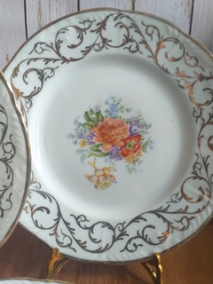3 platos de lunch porcelena S Clara - comprar online