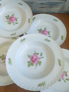 6 platos hondos Bavaria Royal Tettau