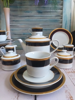 Juego de té en porcelana Checoslovaca - comprar online