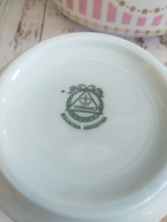 Trio de té en porcelana Verbano - Vajilla Boutique