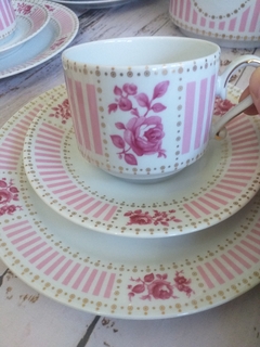 Trio de té en porcelana Verbano - comprar online