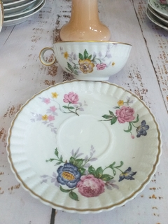 Pocillo de café de porcelana Limoges France - Vajilla Boutique