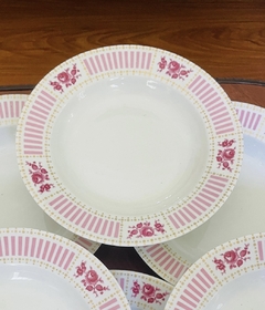 6 platos hondos porcelana Verbano - comprar online