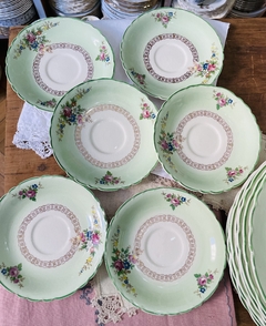 6 platos de té Wilkinson England - comprar online