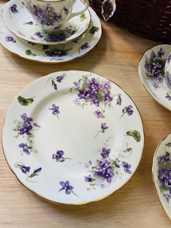Trío de té porcelana Hammersley England en internet