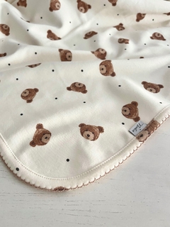 Mantita recibidora algodón pima | Baby bear - Nichis Bebés