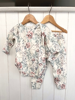 CONJUNTO BODY Y PANTALÓN ALGODÓN PIMA | BUNNY AQUA