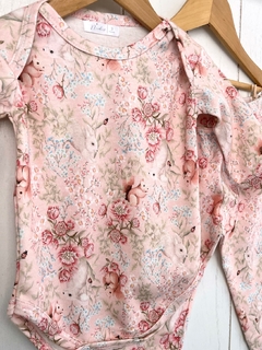 Conjunto body y pantalón algodón pima | Forest pink en internet