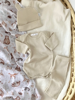 Ajuar morley cotton | Latte - comprar online