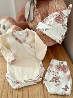 Ajuar hello baby algodón pima | Butterfly - comprar online