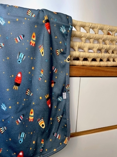 Baby box algodón pima | Rocket blue - Nichis Bebés