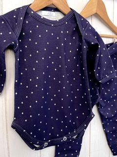 BODY ALGODÓN PIMA | ESTRELLITAS AZUL