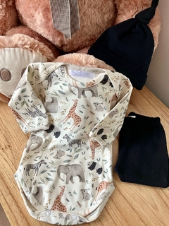 Body, ranita y gorrito algodón pima y soft | Kenia - comprar online