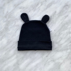 GORRO CON OREJITAS | NEGRO