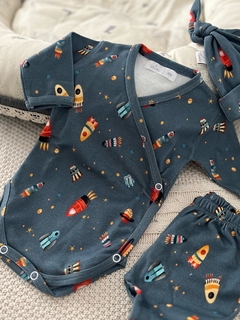 Baby box algodón pima | Rocket blue - tienda online