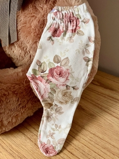 Premium Baby box algodón pima | Cream flowers