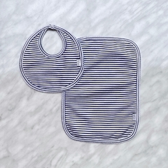 BABY BOX ALGODÓN PIMA | RAYITAS AZUL - Nichis Bebés