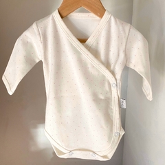BODY CRUZADO ALGODÓN PIMA | PINTITAS ROSA - comprar online