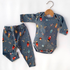 PANTALÓN ALGODÓN PIMA ROCKET BLUE - comprar online