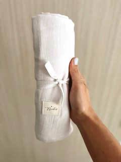 Manta gasa baby cotton | Blanca