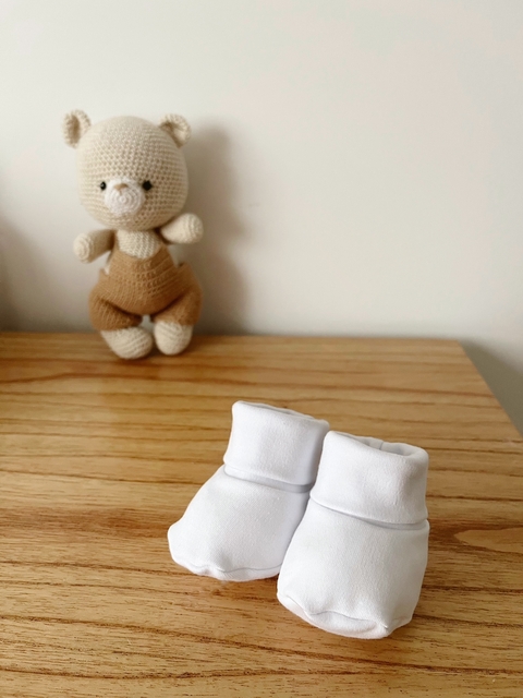 Escarpines algodón pima | Blanco