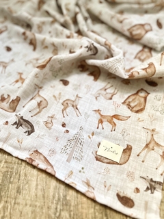 MANTA GASA BABY COTTON | IN THE WOODS - comprar online