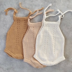 BODY TEJIDO CALADO | BEIGE