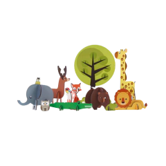 Quebra-cabeça 3D Savana - comprar online