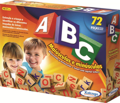 ABC - maiúsculas e minúsculas - 72 peças