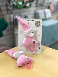 Chocalho com Mordedor - Gatinho - Ekko Brinquedos Educativos