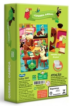Quebra-cabeça Cozinha Animal