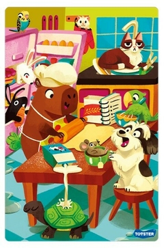 Quebra-cabeça Cozinha Animal