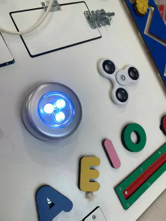 Imagem do Painel sensorial casinha