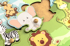 Encaixe com pinos Safari Edukabrink - comprar online
