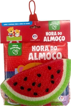 Livro de banho - esponjinha - Hora do almoço