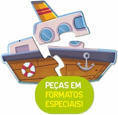 Quebra-cabeça cabeça meios de transporte na internet