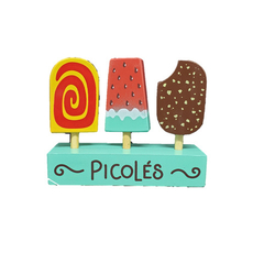 Picolés de madeira
