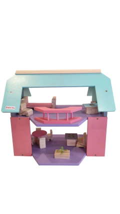Casa de boneca com varanda - comprar online