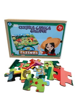 Quebra-cabeça Gigante Fazenda 60pçs - comprar online
