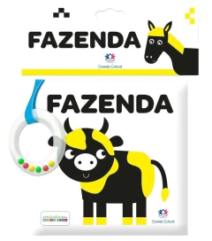 Livro de pano com contraste - Fazenda - comprar online
