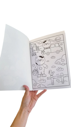 Livro de colorir Boobie Goods Farm Friends na internet