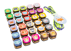 Passa Blocos dos Animais - Ekko Brinquedos Educativos
