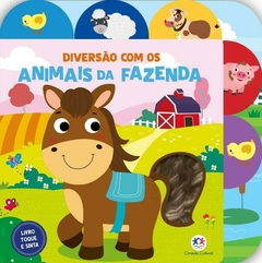 Livro sensorial diversão com os animais da fazenda