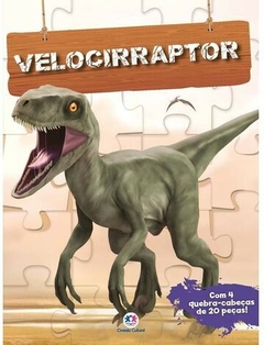 Livro Quebra-cabeça 20 pçs - Velocirraptor